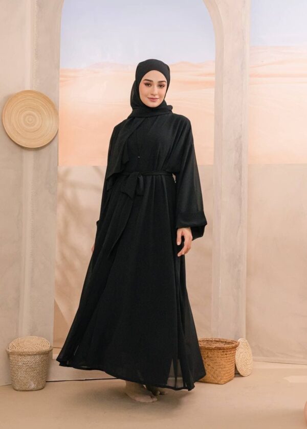 Fatema Abaya (Black)
