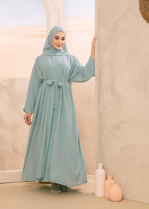 Fatema Abaya (Dusty Green)