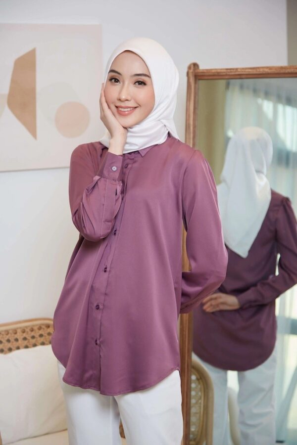 Clara Puff Top (Mulberry)