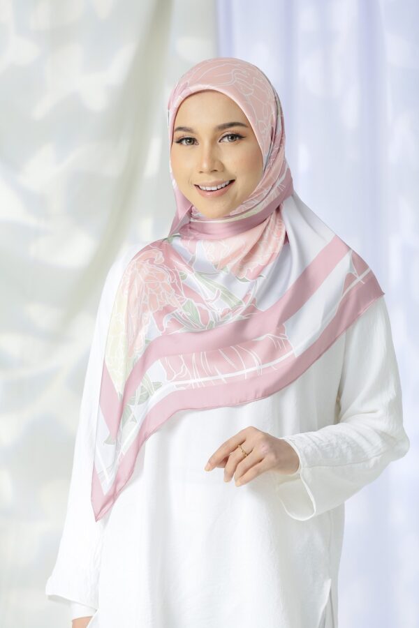 Peony Pink Square