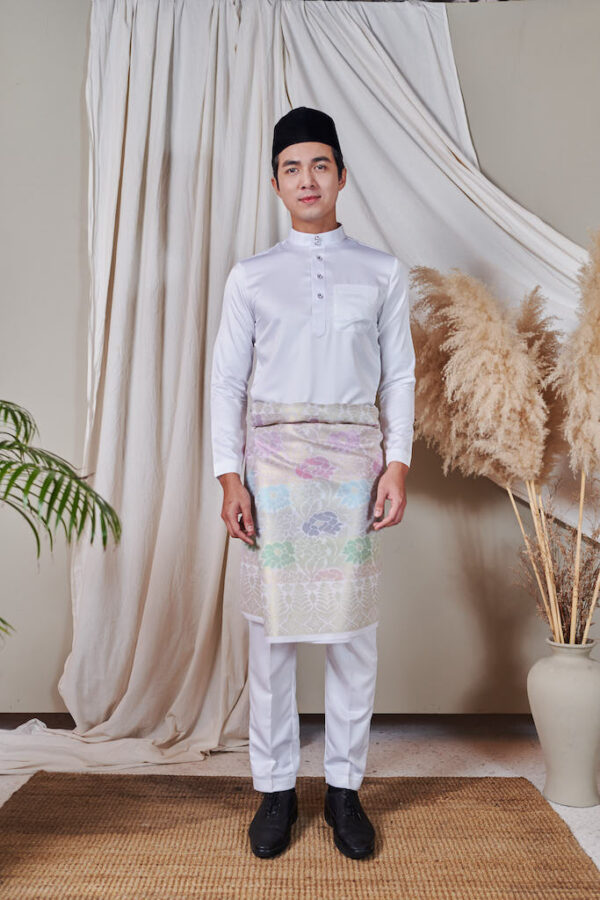 Baju Melayu Yusuf (White)
