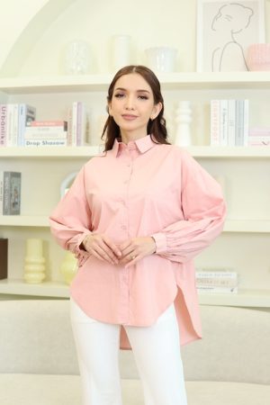 Claire Cotton Top (Soft Pink)