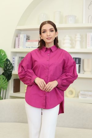 Claire Cotton Top (Magenta)