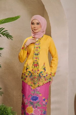 Kebaya Seroja (Yellow)