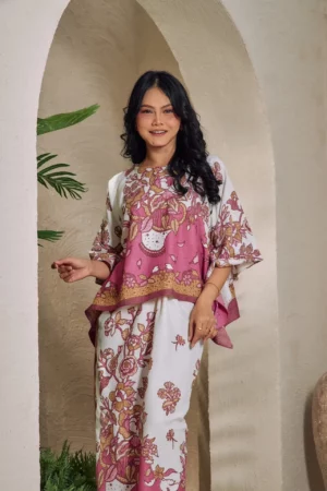 Kurung Mekar Batik (Pink)