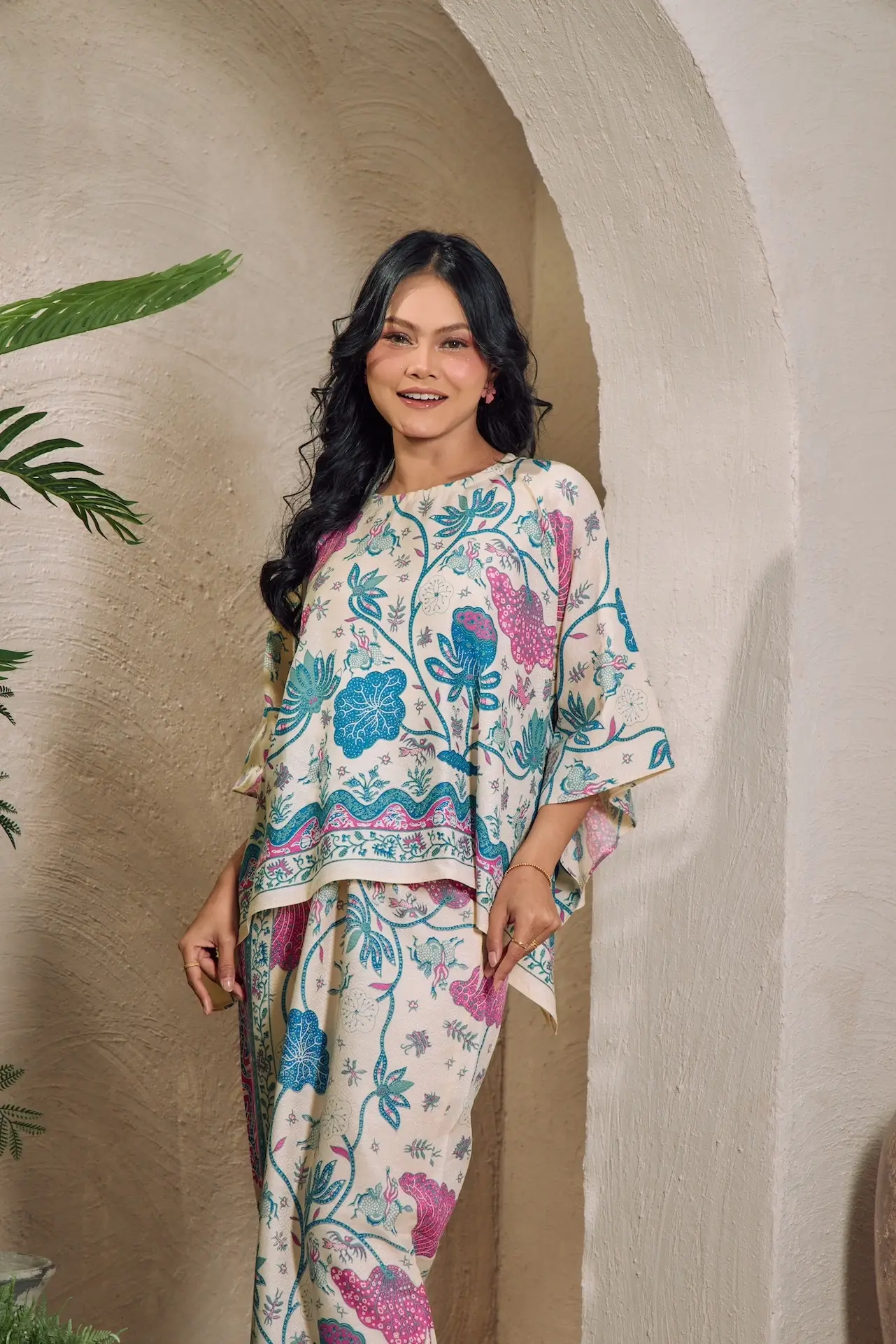 Kurung Mekar Batik (Soft Blue) - Image 5