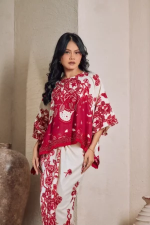 Kurung Mekar Batik (Red)