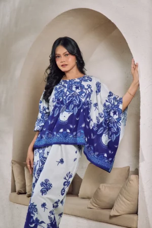 Kurung Mekar Batik (Royal Blue)