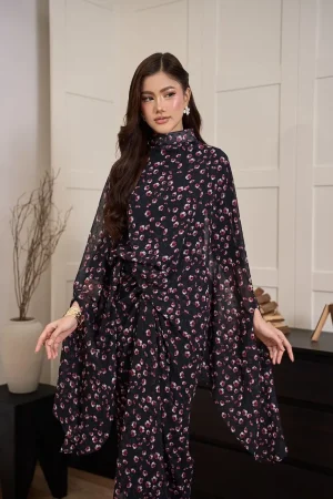 Bidadari Kaftan (Deep Navy)