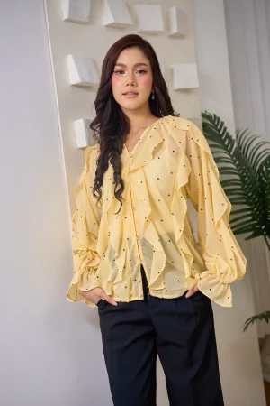 Melisa Polka Soft Yellow